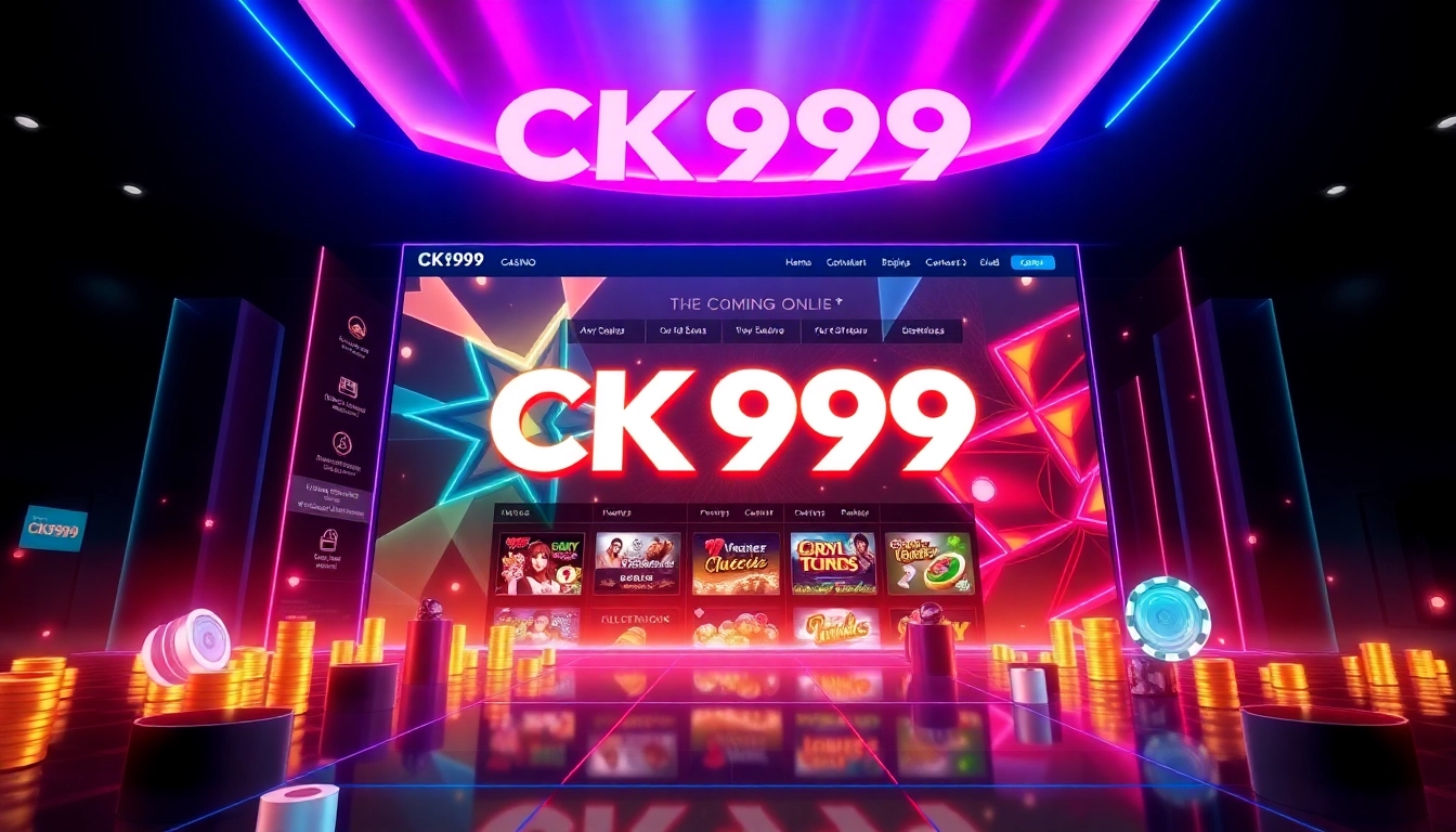 CK999 online casino platform showcasing vibrant gaming interface and betting options for improved user engagement.