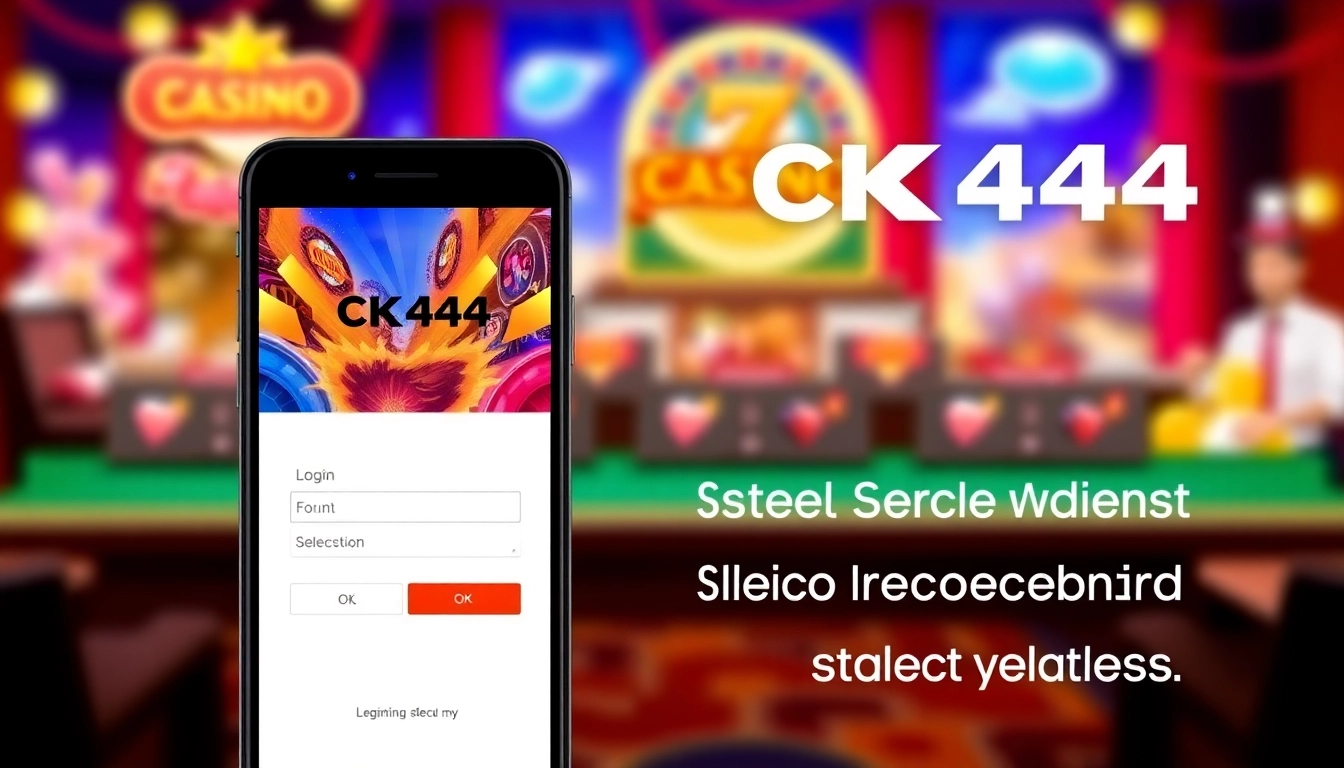 Learn how to use the CK4444 login app Android version securely and smoothly access gaming features on your device.