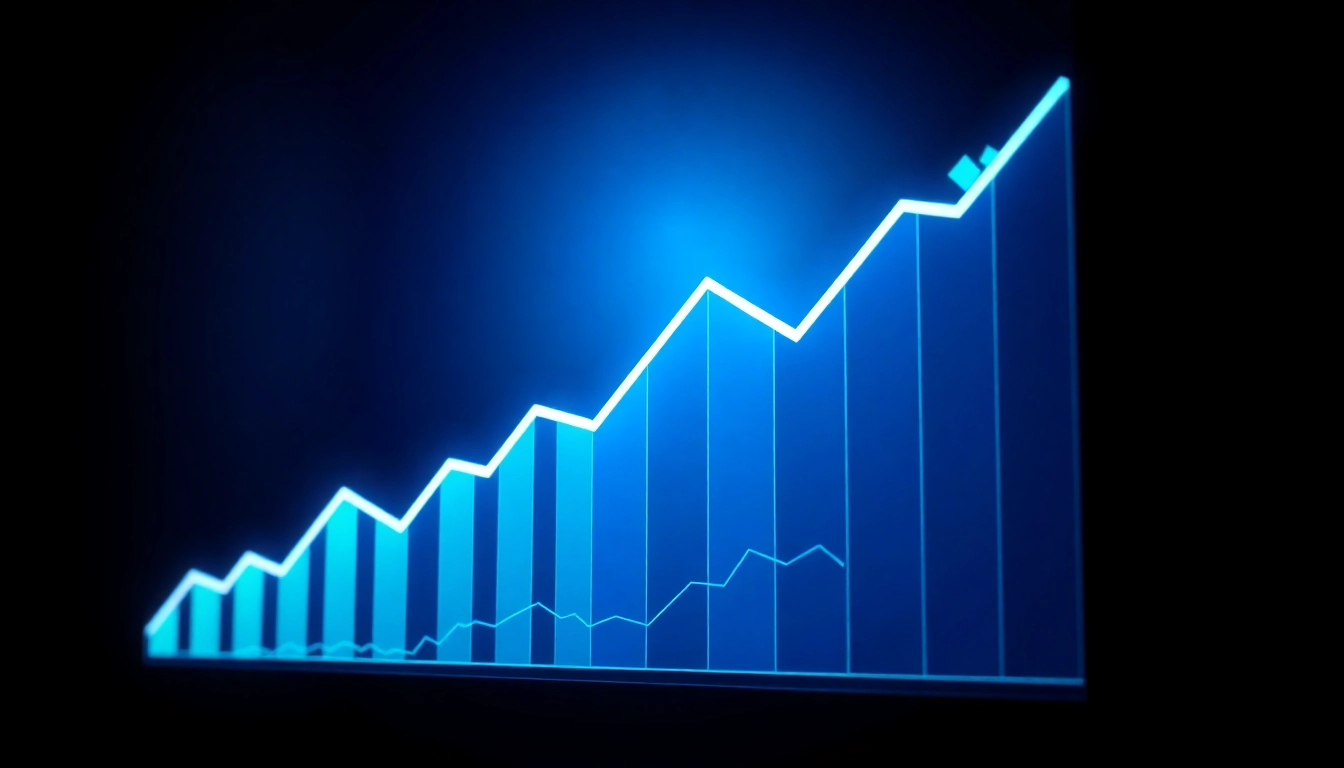The best investment funds UK guide with professional graphs and investment icons to boost your